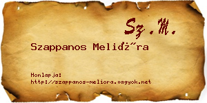 Szappanos Melióra névjegykártya